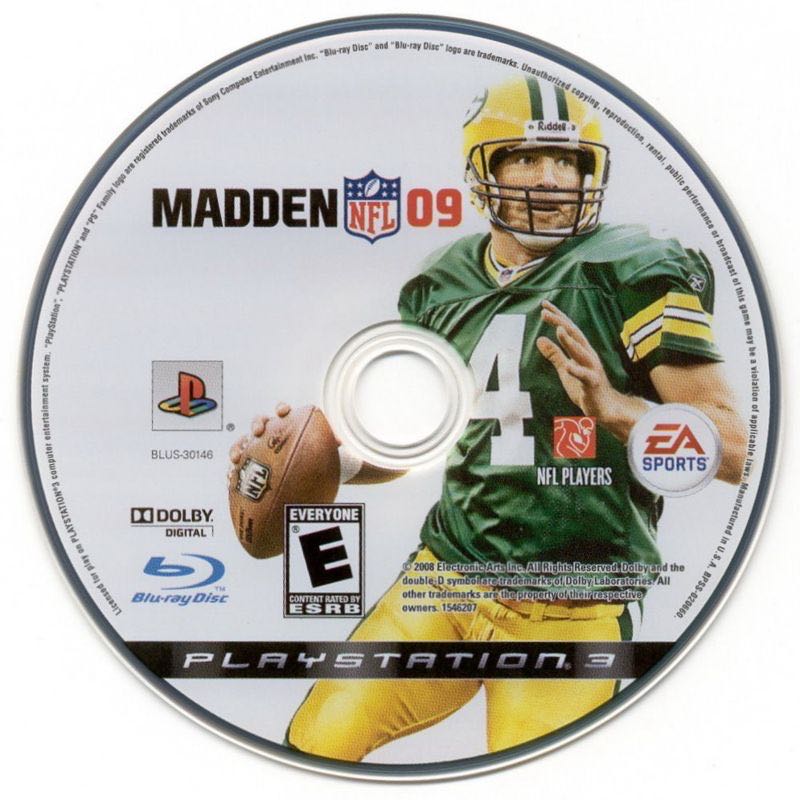 Madden NFL 09 - Sony PlayStation 3 (PS3) (Electronic Arts - 1-4) video game collectible [Barcode 014633168105] - Main Image 3