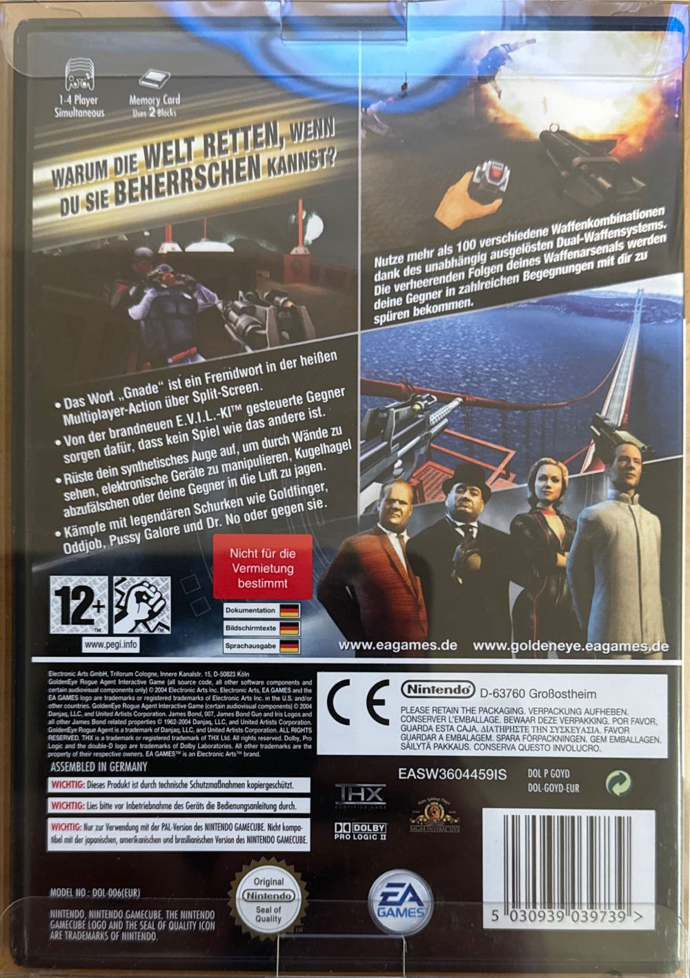 007- GoldenEye: Rogue Agent - Nintendo GameCube video game collectible [Barcode 5030939039739] - Main Image 2