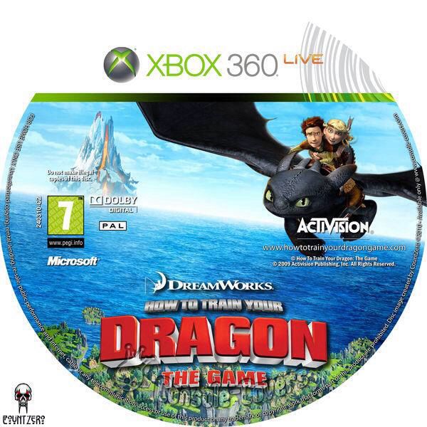 How to Train Your Dragon - Microsoft Xbox 360 (Activision/Universal Brand Development - 1-2) video game collectible [Barcode 047875839014] - Main Image 2