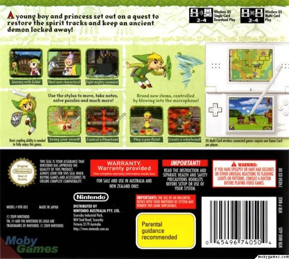 The Legend of Zelda: Spirit Tracks - Nintendo DS (Nintendo - 1) video game collectible [Barcode 045496469467] - Main Image 2