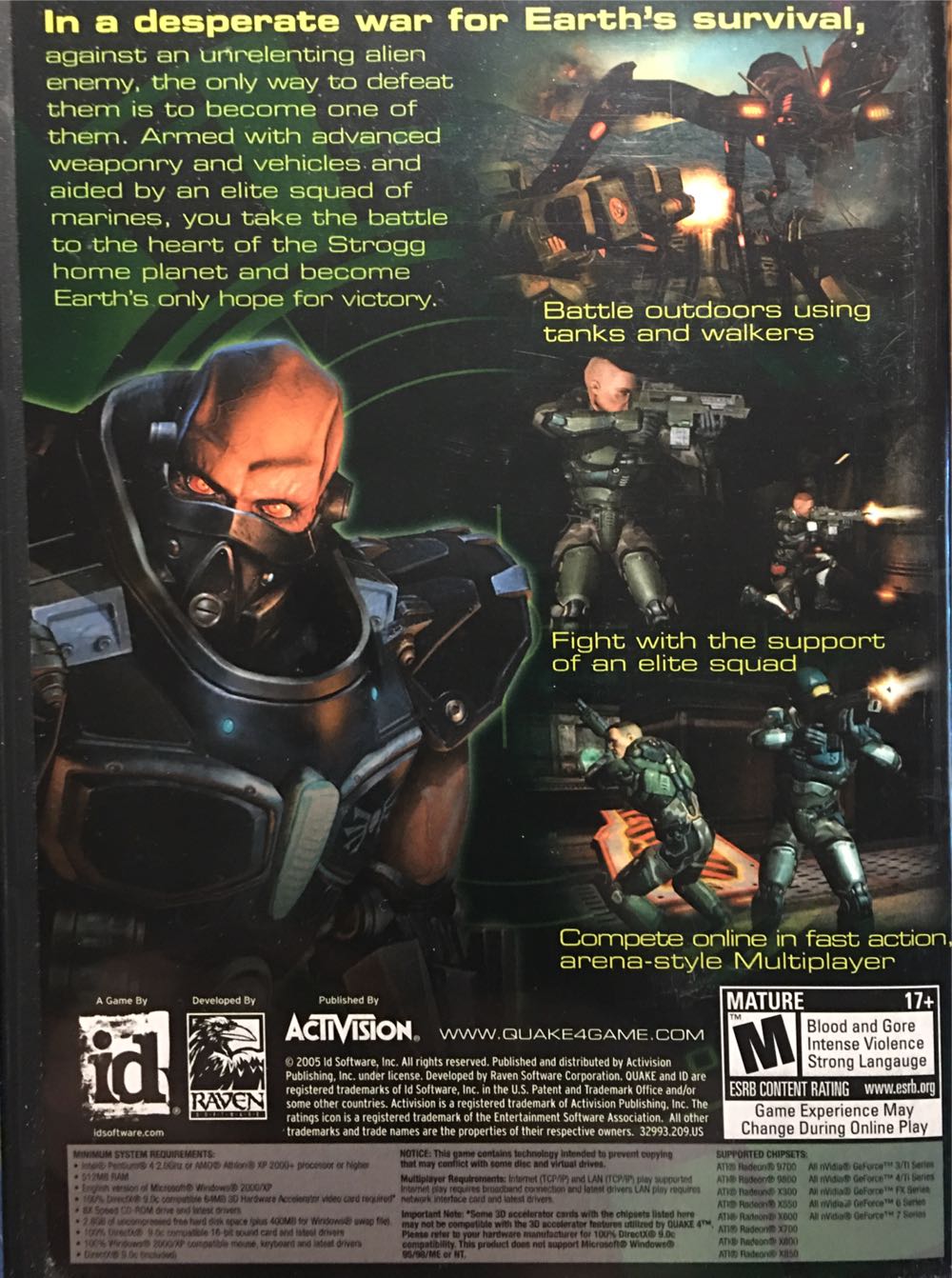 Quake 4 - PC (Activision - 1) video game collectible [Barcode 047875328518] - Main Image 2