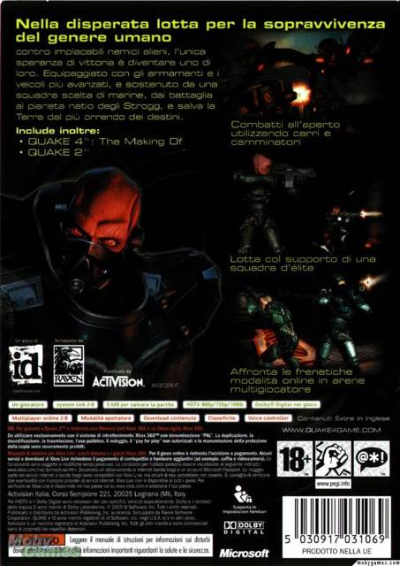 Quake 4 - Microsoft Xbox 360 (Activision - 1) video game collectible [Barcode 5030917031069] - Main Image 2