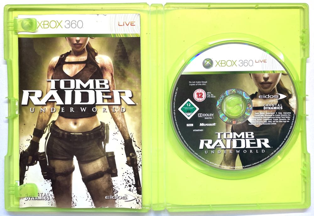 Tomb Raider Underworld - Microsoft Xbox 360 (Crystal Dynamics - 1) video game collectible [Barcode 5021290036871] - Main Image 3
