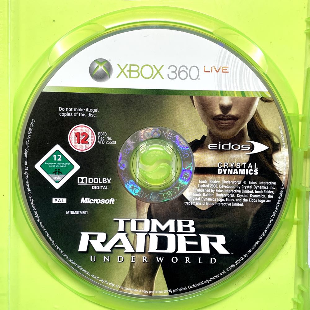 Tomb Raider Underworld - Microsoft Xbox 360 (Crystal Dynamics - 1) video game collectible [Barcode 5021290036871] - Main Image 4
