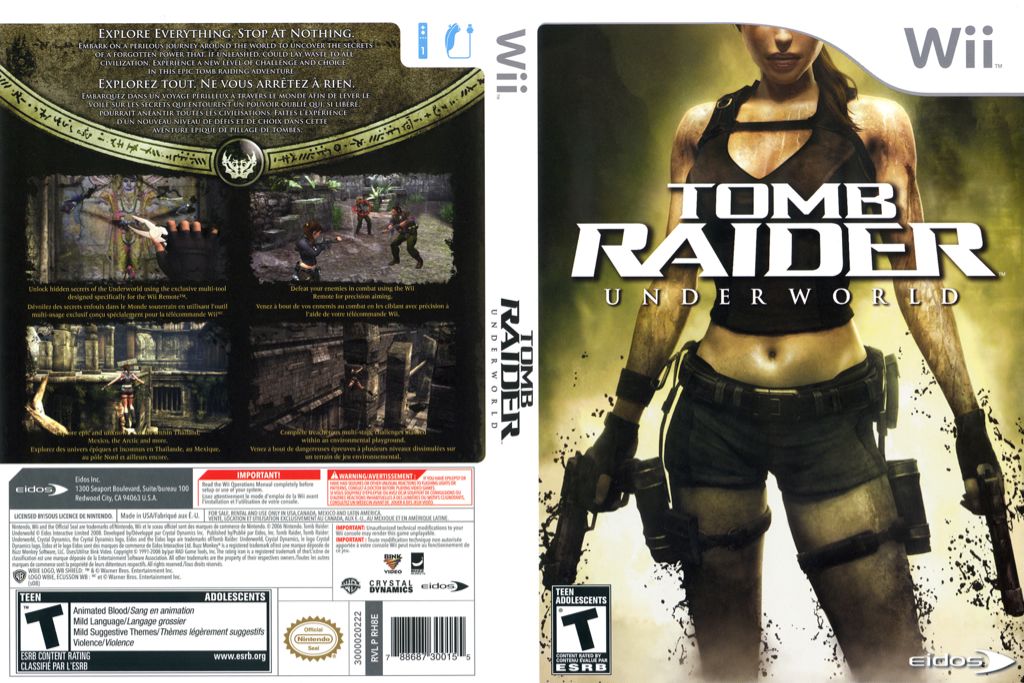Tomb Raider Underworld - Nintendo Wii video game collectible - Main Image 2