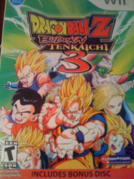 Dragon Ball Z Budokai Tenkaichi 3 - Nintendo Wii video game collectible [Barcode 4272527594] - Main Image 1