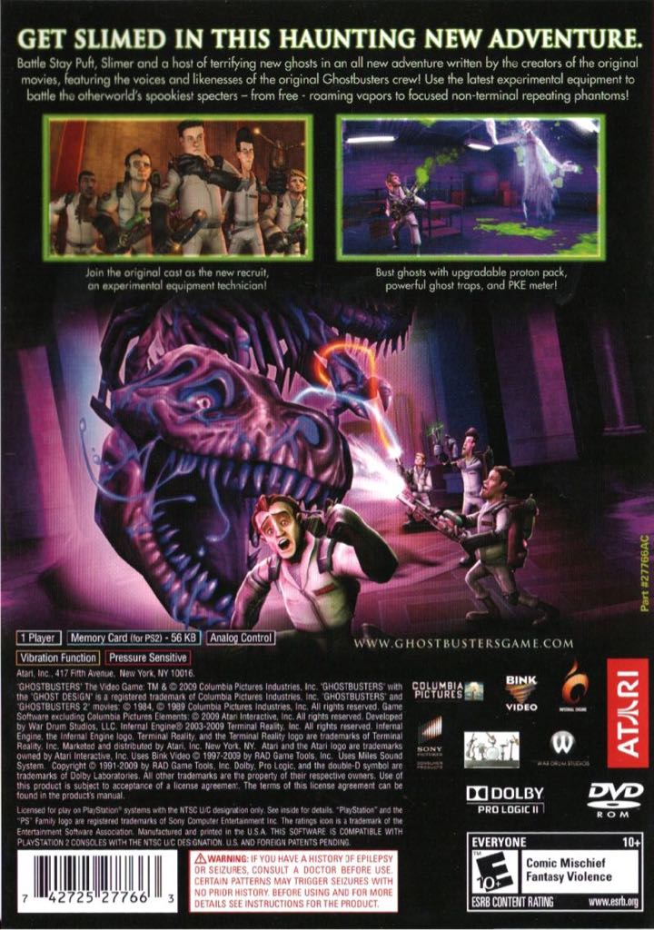Ghostbusters - Sony PlayStation Portable (PSP) (Atari - 1) video game collectible [Barcode 742725278608] - Main Image 2