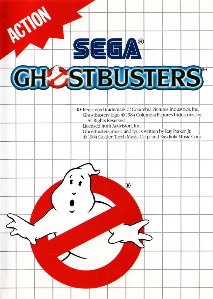 SEGA MS Ghostbusters - Sega Master System (TEC TOY) video game collectible - Main Image 1