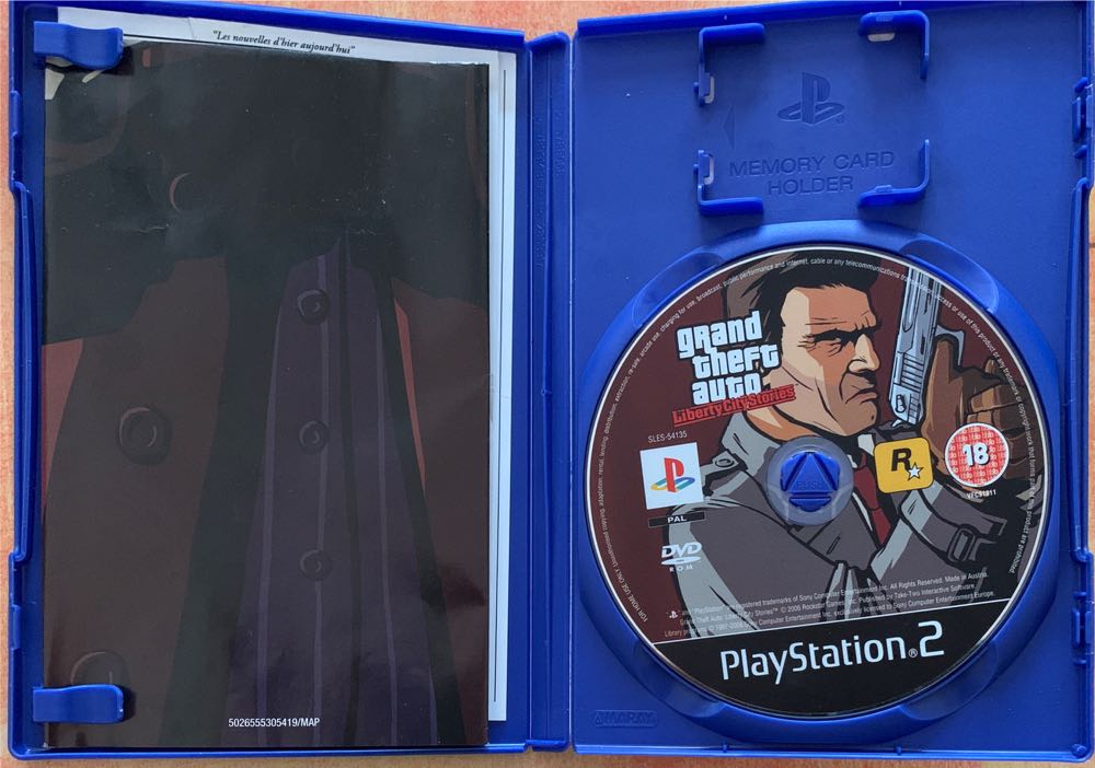 Grand Theft Auto: Liberty City Stories - Sony PlayStation 2 (PS2) (Take Two Interactive - 1) video game collectible [Barcode 5026555305419] - Main Image 3
