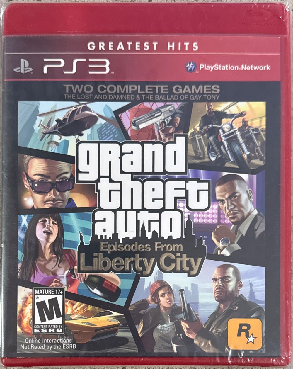 Grand Theft Auto: Episodes from Liberty City - Sony PlayStation 3 (PS3) (Rockstar Games - 1) video game collectible [Barcode 710425377808] - Main Image 3