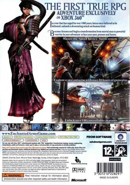 Enchanted Arms - Microsoft Xbox 360 (Ubi Soft - 1) video game collectible [Barcode 3307210228291] - Main Image 2