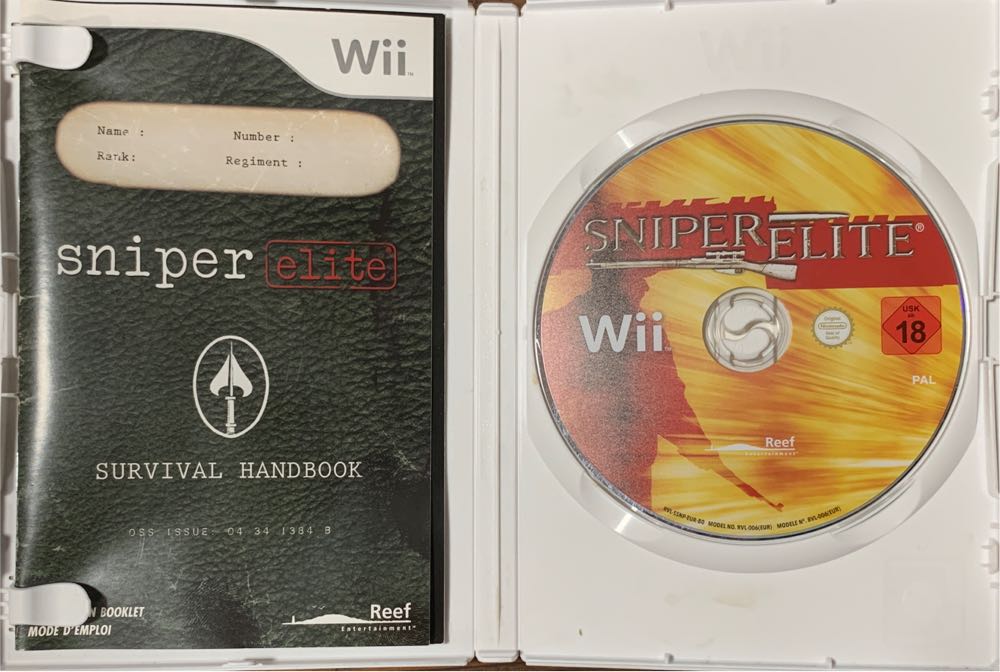Sniper Elite - Nintendo Wii (Reef Entertainment - 2) video game collectible [Barcode 3499550288315] - Main Image 3