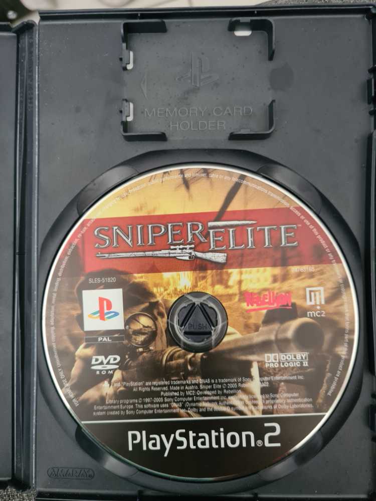 PS2 / Sniper Elite - Sony PlayStation 2 (PS2) (Bigben Interactive - 1-2) video game collectible [Barcode 3563653007477] - Main Image 3