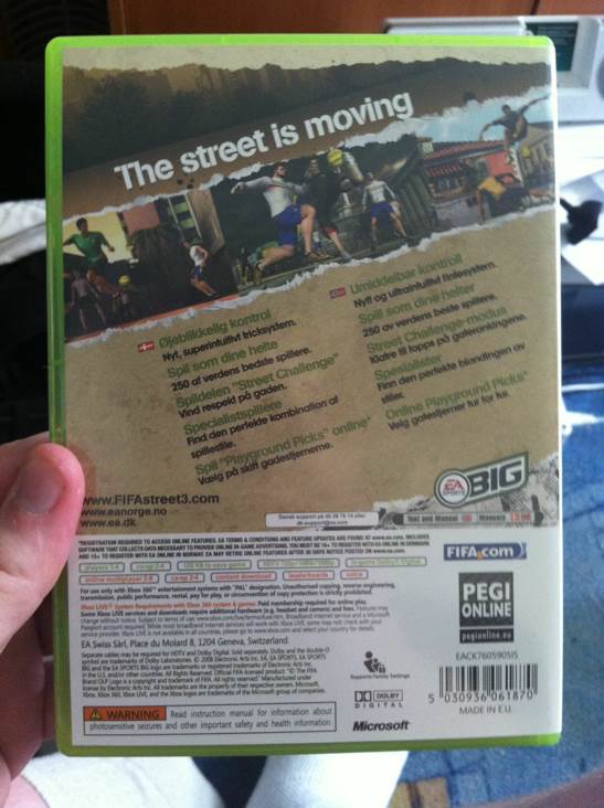 FIFA Street 3 - Microsoft Xbox 360 video game collectible [Barcode 5030936061870] - Main Image 2