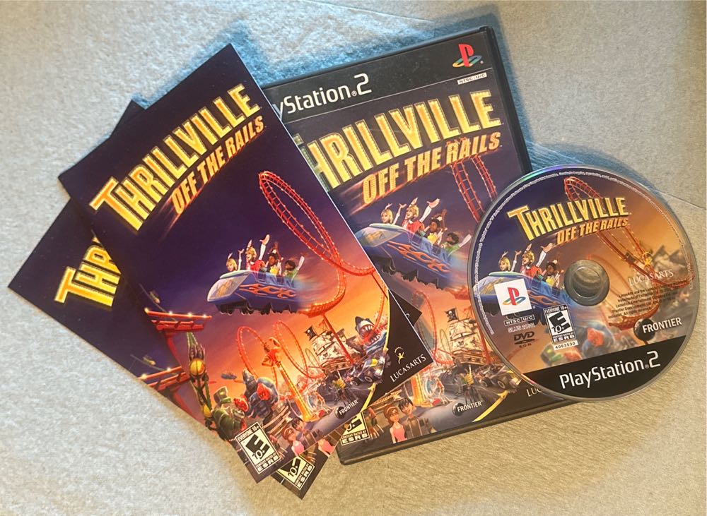Thrillville: Off The Rails - Sony PlayStation 2 (PS2) (LucasArts - 4) video game collectible [Barcode 023272406356] - Main Image 3