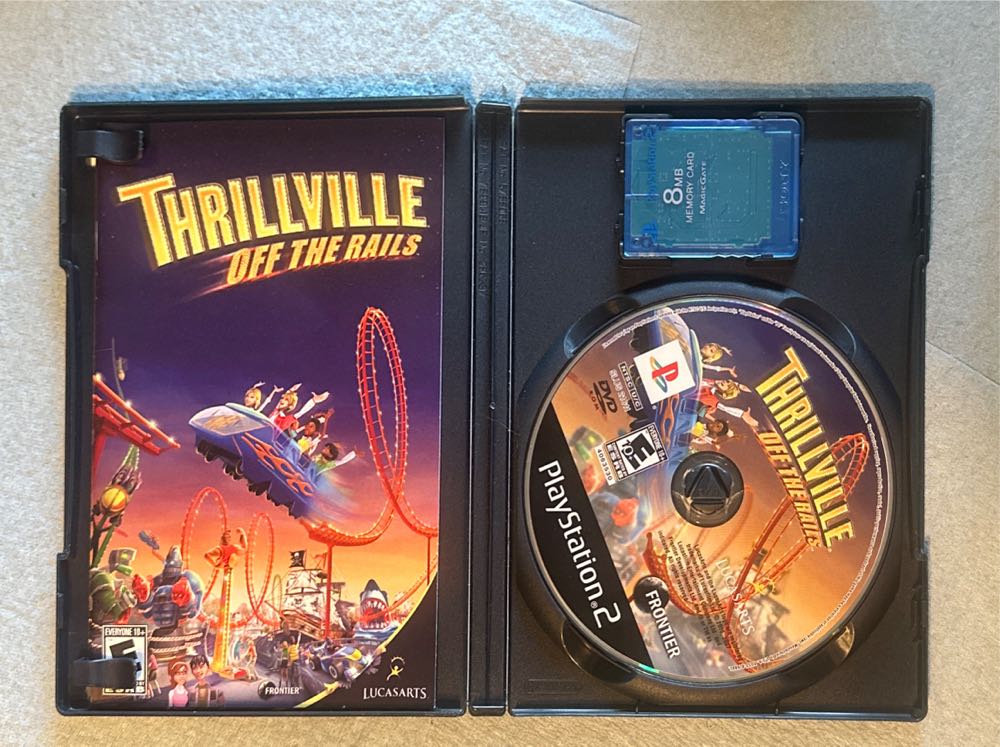 Thrillville: Off The Rails - Sony PlayStation 2 (PS2) (LucasArts - 4) video game collectible [Barcode 023272406356] - Main Image 4
