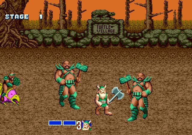 Golden Axe - Sega Genesis (Mega Drive) (Sega) video game collectible - Main Image 2