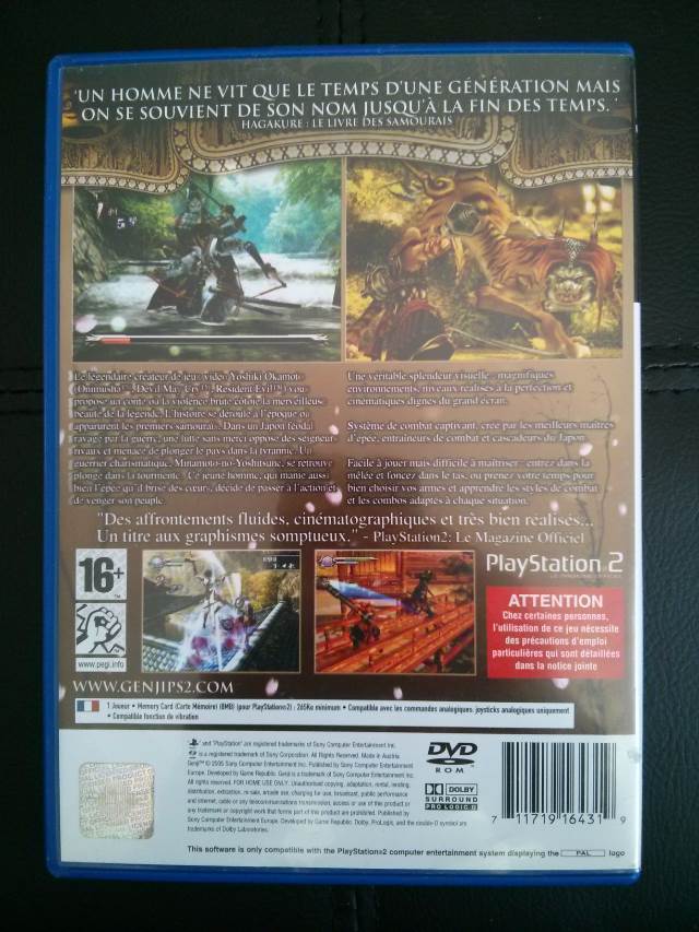Genji - Sony PlayStation 2 (PS2) (Sony - 1) video game collectible [Barcode 711719164319] - Main Image 2