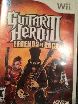 Guitar Hero 3 - Legends Of Rock - Nintendo Wii video game collectible - Main Image 1
