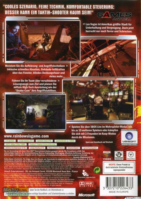Rainbow Six Vegas - Microsoft Xbox 360 (Ubisoft - 1) video game collectible [Barcode 3307210226433] - Main Image 2