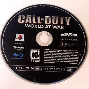 Call Of Duty : World At War - Sony PlayStation 3 (PS3) (Activision - 1) video game collectible [Barcode 047875834439] - Main Image 3