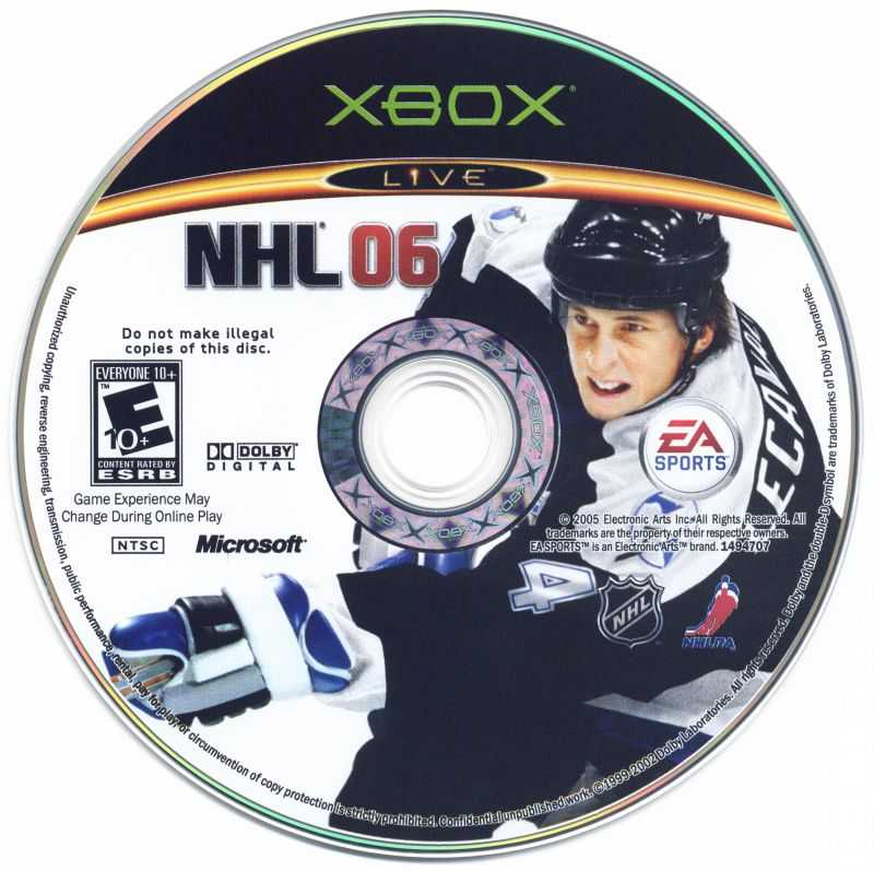NHL 06 - Microsoft Xbox (Electronic Arts - 1-4) video game collectible [Barcode 014633149470] - Main Image 3