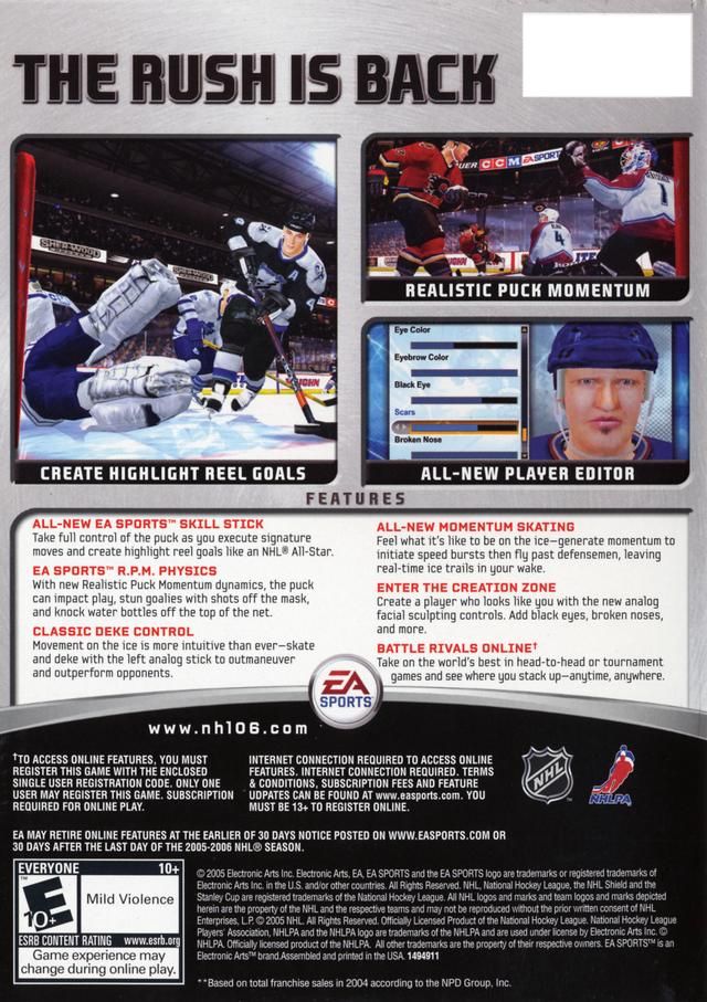 NHL 06 - PC (Ea Sports) video game collectible [Barcode 5030931045073] - Main Image 2