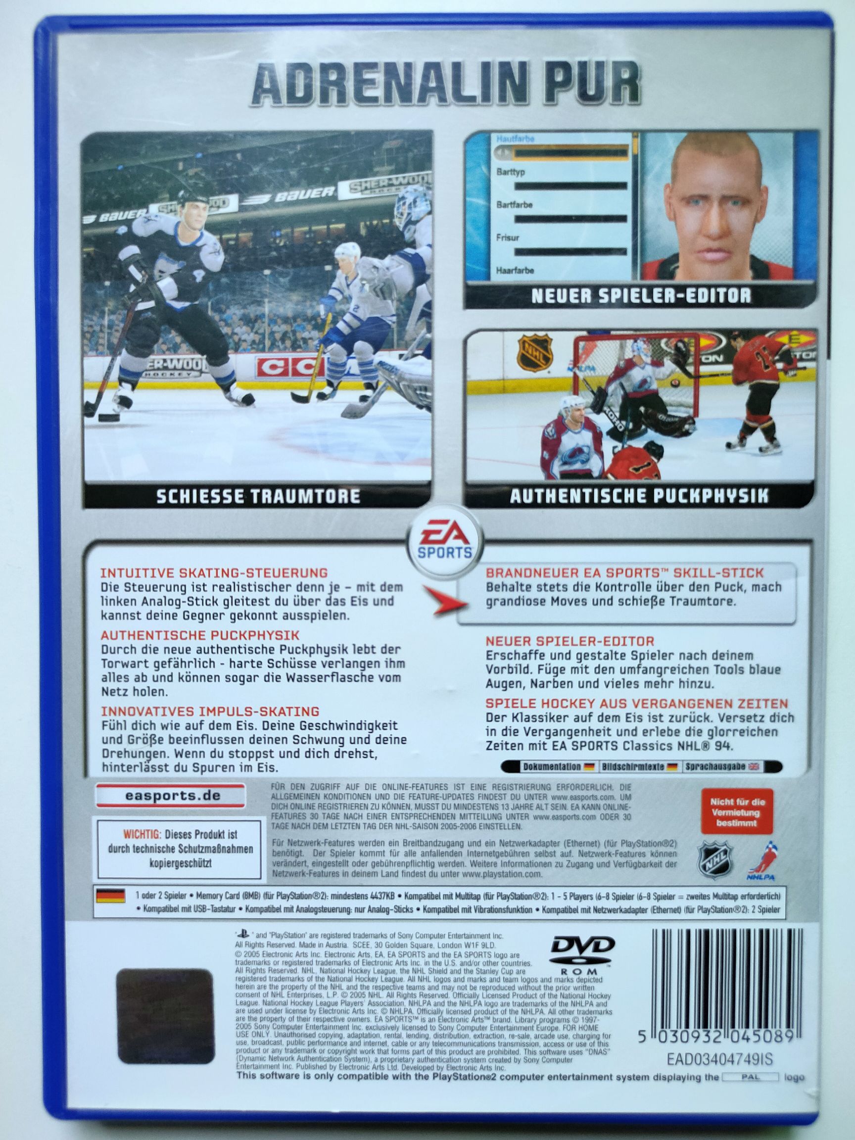 NHL 06 - Sony PlayStation 2 (PS2) video game collectible [Barcode 5030932045089] - Main Image 2