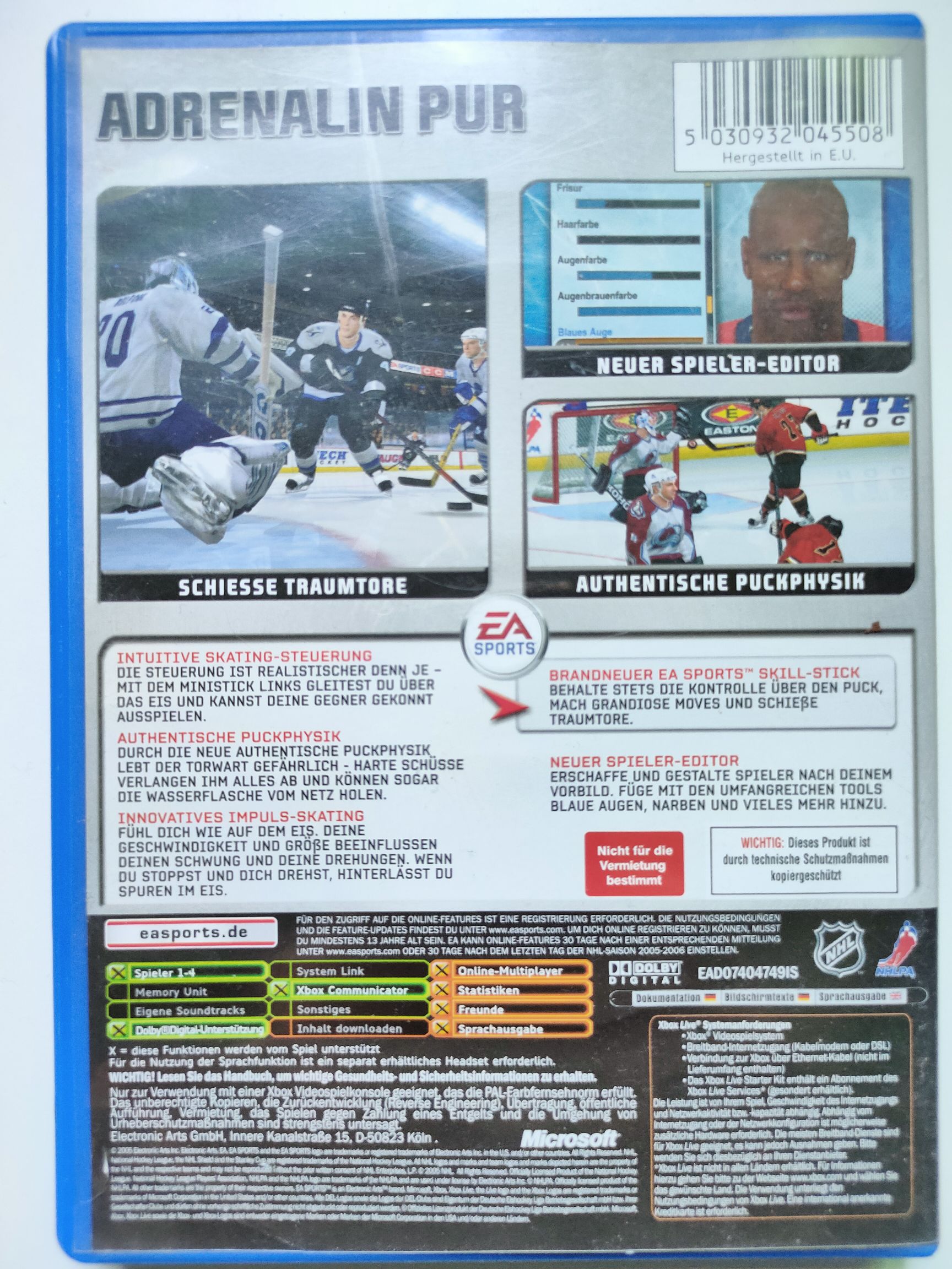 NHL 06 - Microsoft Xbox video game collectible [Barcode 5030932045508] - Main Image 2