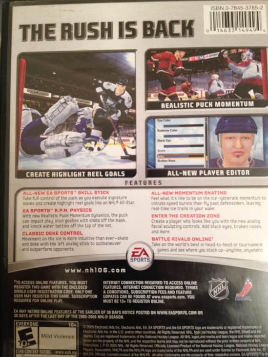 NHL 06 - PC video game collectible - Main Image 2