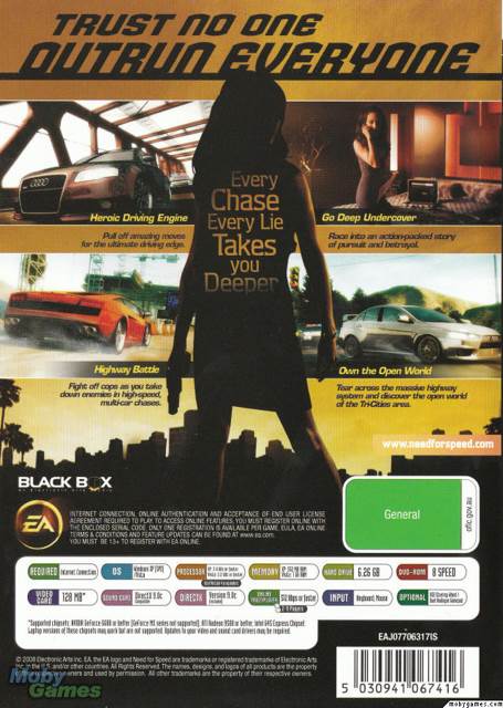 Need for Speed Undercover - Sony PlayStation 3 (PS3) ((EA) Electronic Arts - 1) video game collectible [Barcode 5035225067397] - Main Image 2