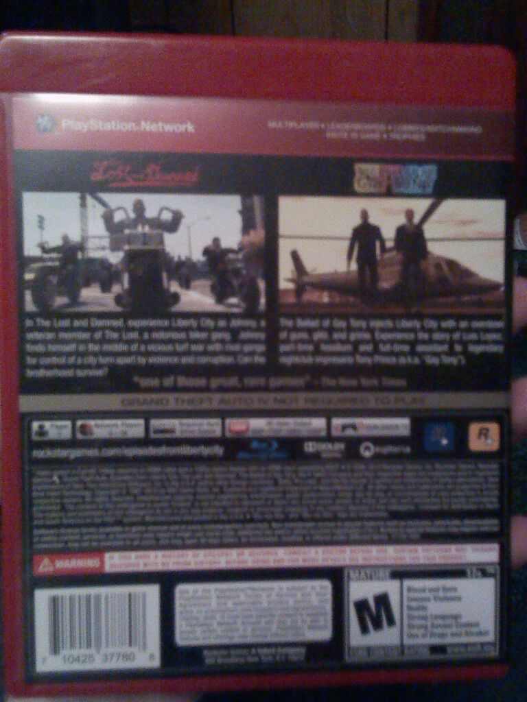 Grand Theft Auto: Episodes from Liberty City - Sony PlayStation 3 (PS3) video game collectible - Main Image 2