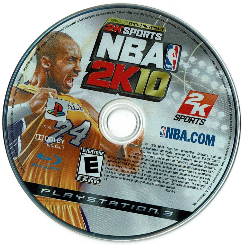 NBA 2K10 - Sony PlayStation 3 (PS3) (2K Boston/2K - 2) video game collectible [Barcode 710425376382] - Main Image 3