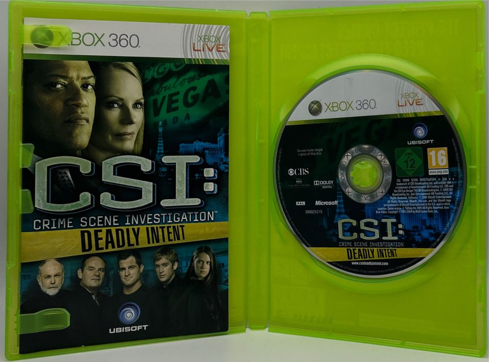 CSI: Deadly Intent - Microsoft Xbox 360 (Ubisoft - 1) video game collectible [Barcode 3307211671836] - Main Image 4