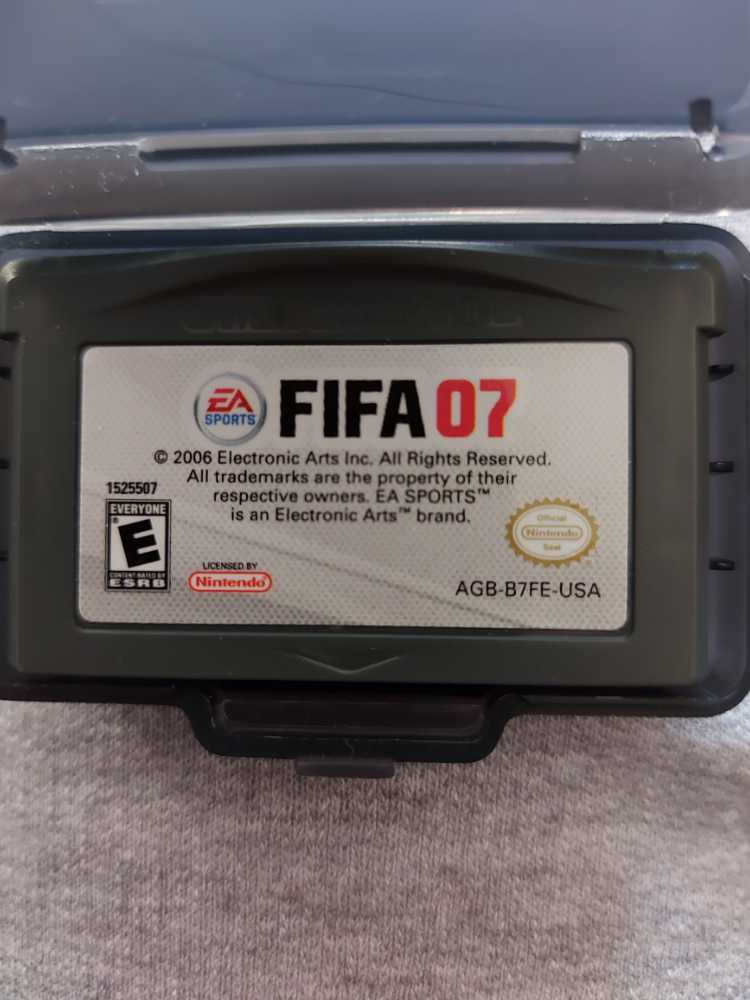 FIFA 07 Soccer - Nintendo Game Boy Advance (GBA) video game collectible - Main Image 2