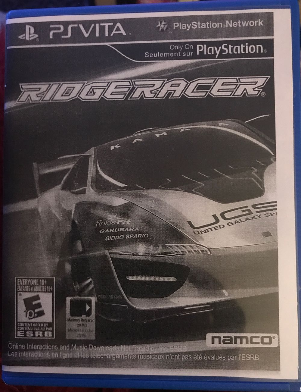 Ridge Racer - Sony PlayStation Network (PSN) (Namco Bandai - 1) video game collectible [Barcode 722674160018] - Main Image 3