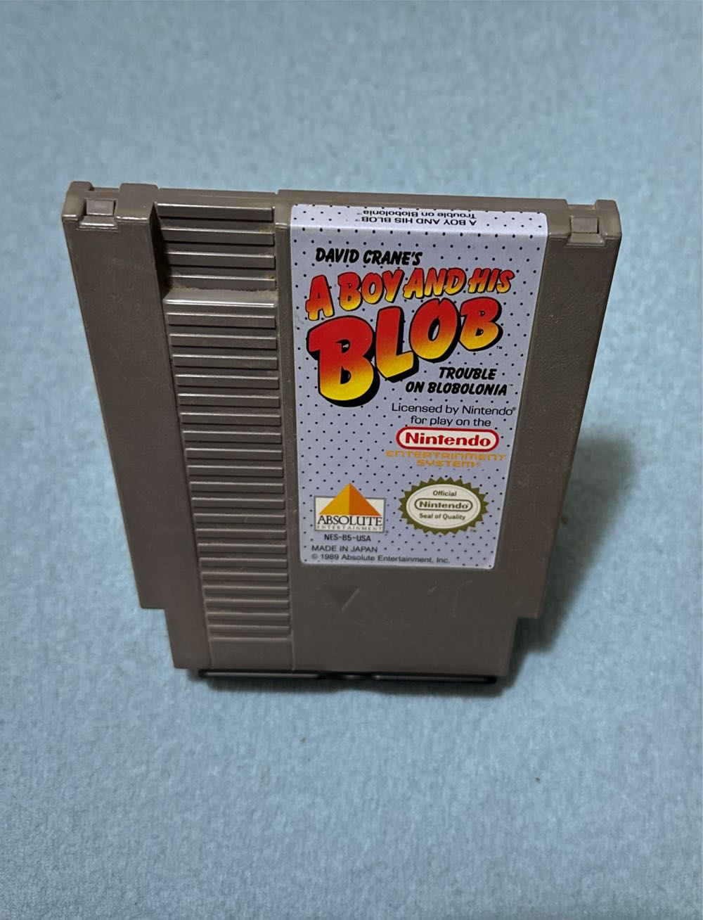A Boy And His Blob - Nintendo Entertainment System (NES) (Absolute - 1) video game collectible [Barcode 072140119591] - Main Image 3