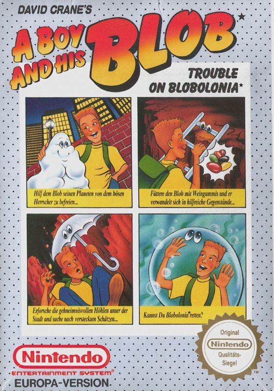 A Boy And His Blob - Nintendo Entertainment System (NES) (Absolute Entertaiment) video game collectible - Main Image 2