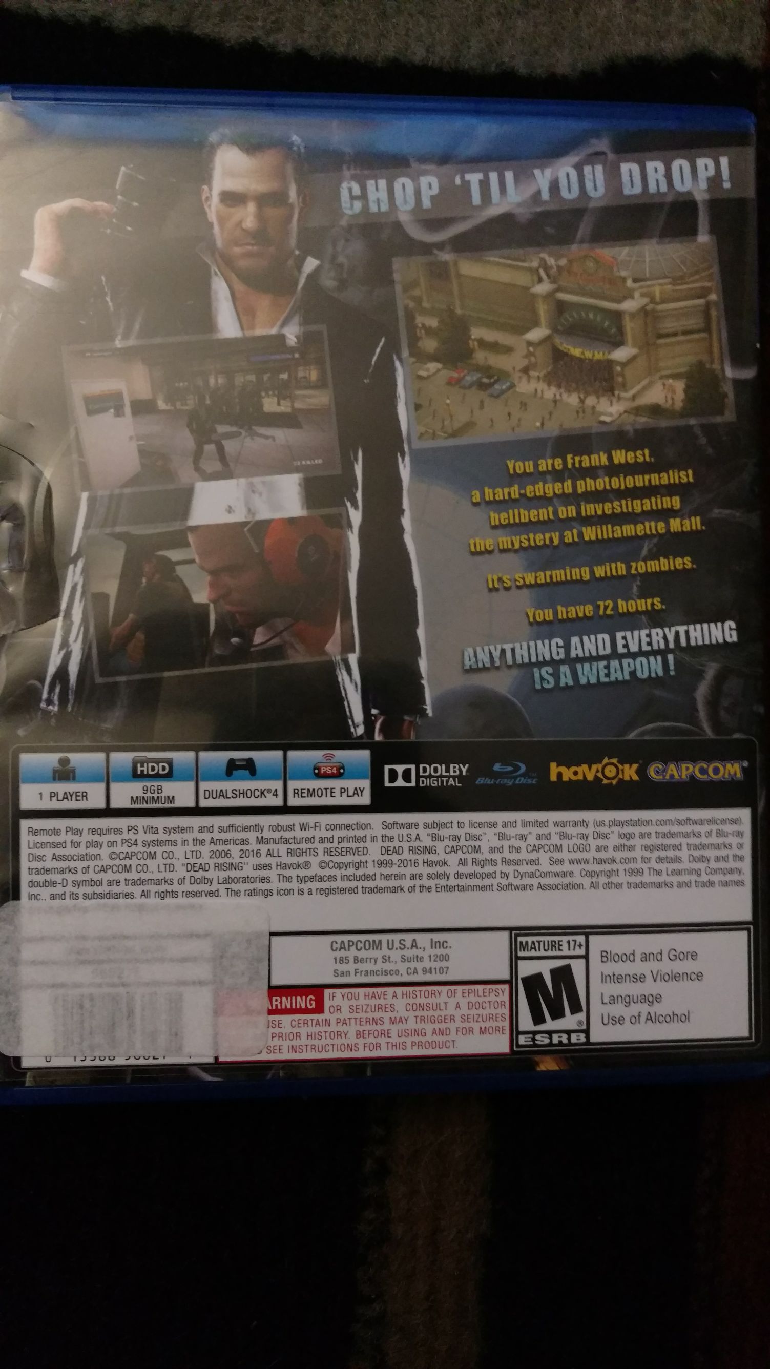 Deadrising - Sony PlayStation 4 (PS4) video game collectible - Main Image 2