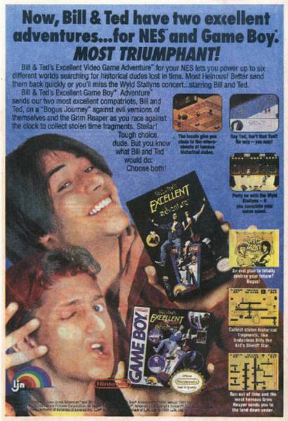 Bill and Ted’s Excellent Adventure - Atari Lynx (Ljn Toys Ltd. - 1) video game collectible [Barcode 077000504043] - Main Image 2