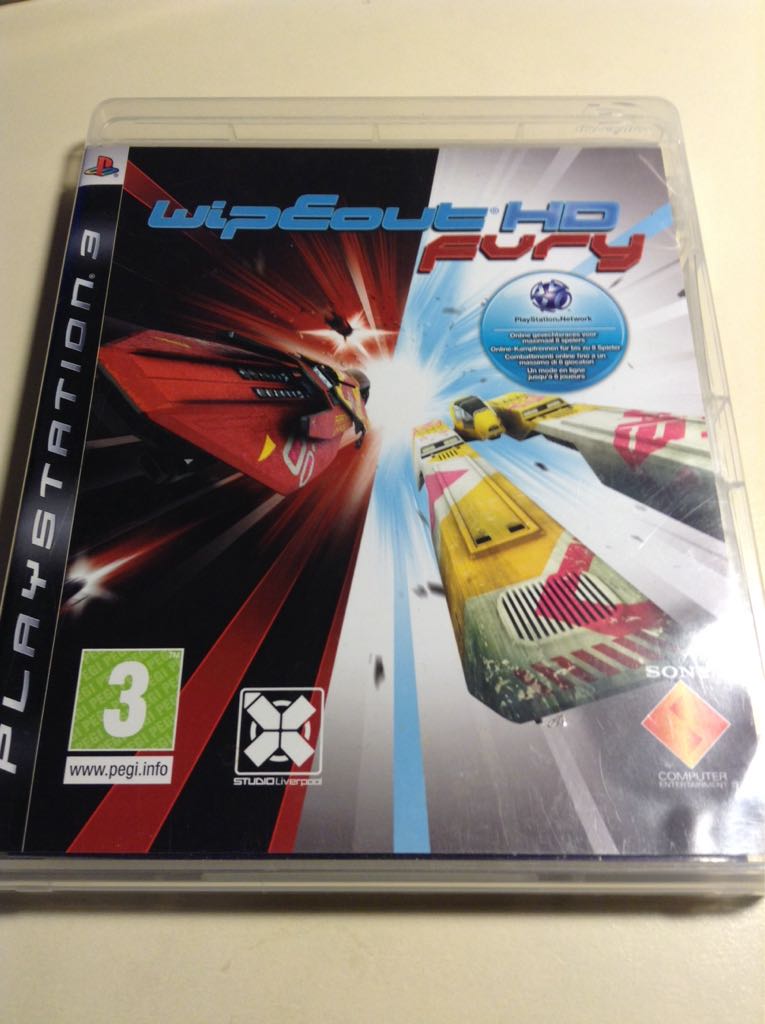 Wipeout HD Fury - Sony PlayStation 3 (PS3) video game collectible - Main Image 1