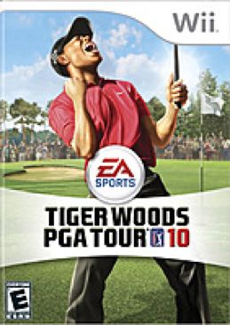 Tiger Woods PGA Tour 10 - Nintendo Wii (Electronic Arts/EA Games - 4) video game collectible [Barcode 014633190199] - Main Image 1