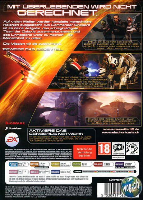 Mass Effect 2 - PC (Electronic Arts - 1) video game collectible [Barcode 014633159813] - Main Image 2