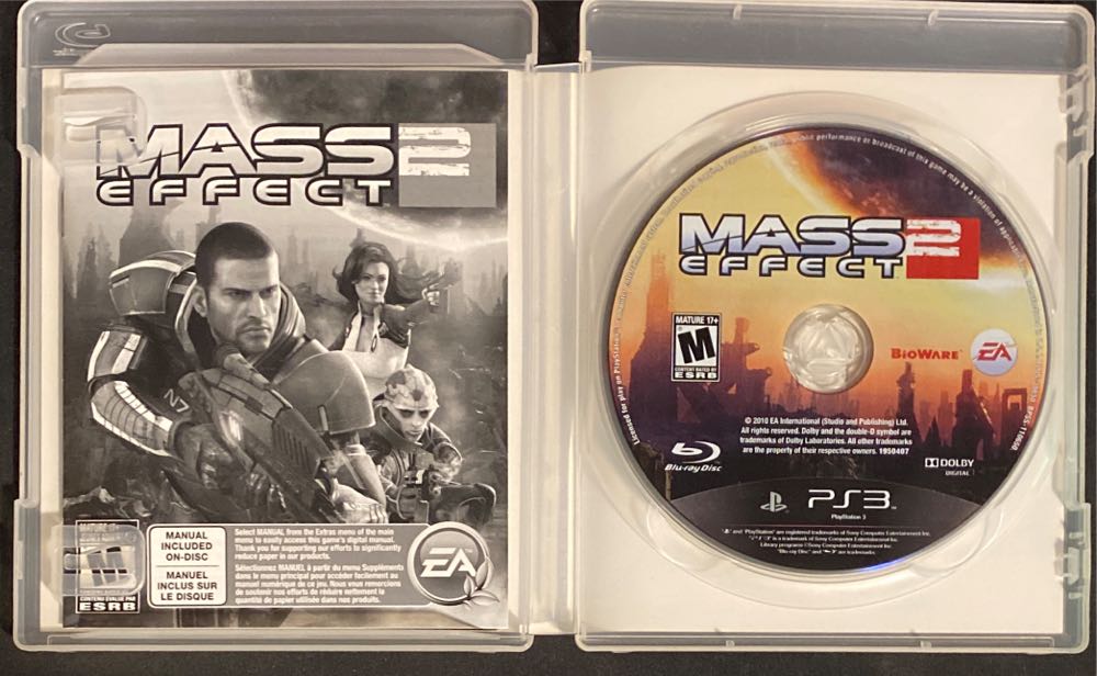 Mass Effect 2 - Sony PlayStation 3 (PS3) (Electronic Arts/EA Games - 1) video game collectible [Barcode 014633365610] - Main Image 3