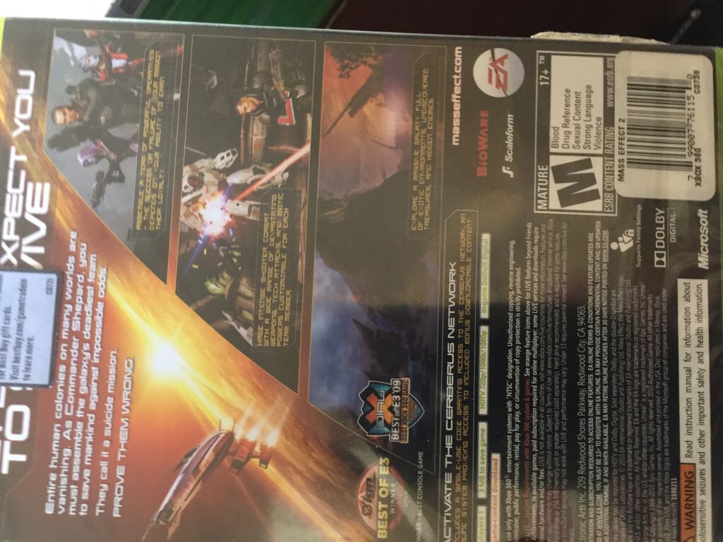 Mass Effect 2 - Microsoft Xbox 360 video game collectible [Barcode 799007761150] - Main Image 2