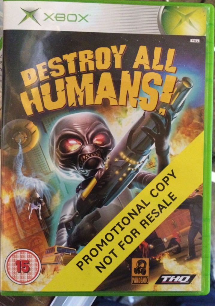 Destroy All Humans - Microsoft Xbox (Pandemic Studios) video game collectible - Main Image 1