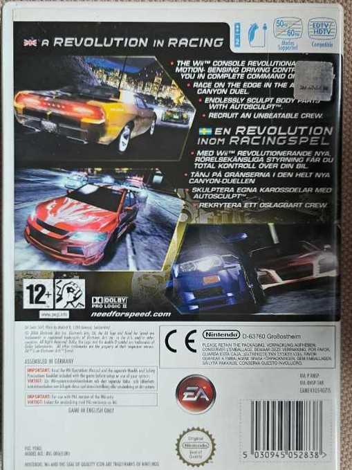 Need For Speed: Carbon - Nintendo Wii (Electronic Arts/EA Games - 1-4) video game collectible [Barcode 5030945052838] - Main Image 4