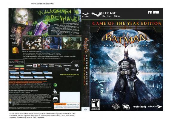 Batman: Arkham Asylum - PC (Eidos Interactive - 1) video game collectible [Barcode 1061290037779] - Main Image 2