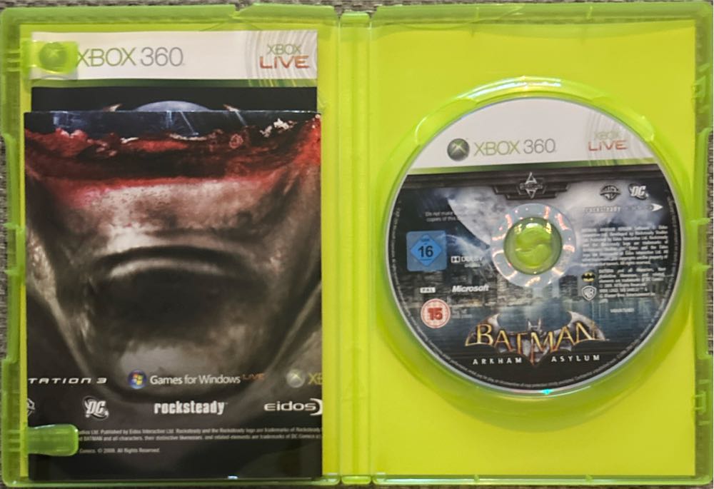 Batman: Arkham Asylum (Slipcover) - Microsoft Xbox 360 (1) video game collectible [Barcode 5021290039292] - Main Image 4