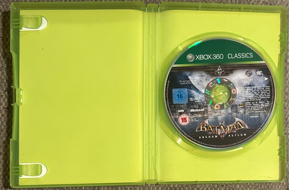 Batman: Arkham Asylum: Classics - Microsoft Xbox 360 (Eidos Interactive - 1) video game collectible [Barcode 5021290039766] - Main Image 3